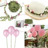 Flores decorativas 20m folha fita videiras artificiais folhas corda guarnição selvagem selva vegetação para festa de chá de bebê casamento casa grinaldas diy