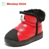 Boots Winter Baby Girls Boys Snow Boots Warm Outdoor Children Boots Waterproof Non-slip Kids Warm Plush Boots Cotton Sport Shoes 231115