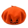 BERETS 066Fレトロファッションパンプキンベレーハットカジュアルクラシック画家アーティストハロウィーンホリデーパーティーのための屋外レジャー