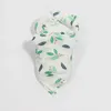 Scarves Wraps 2pcs/lot 60*60cm Muslin Bamboo Cotton Baby Burp Cloth Soft Print scarf Multifunction Bibs Burp Cloths Towel accessories 231115