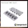 Kanger Subtank Vertical OCC Coils ceramic tray V2 0.5 1.2 1.5 ohm Kangertech Subtank Replacement Organic Cotton Coil OCC Coil 100% Authentic