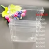 Takı Kutuları 50 PCS AX10X10 Şeffaf Mücevher Hediye Kutusu Clear Pvc Plastik Kutu Ambalaj Düğün Noel Hediye Kutusu Mücevher Saklama Kutuları 231115