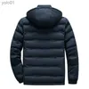 Daunenparkas für Herren, 6XL, weiße Entendaunenjacke, ganzjährig, ultraleicht, verstaubar, Mantel, wasser- und windabweisend, große Größe, schlanke Kapuzenjacken, L231115