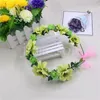 fashion Wedding Bride's Flower Crown children's head ornaments Wreaths handwork artificial Flowers hair band DF174