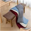 Kissen/Dekorative Kissen Winter Wärme Erhaltung Anti Slip Verdickte Ananas Veet Streifen Pad Massivholz Sofa Karte Home Decorati Dhguq