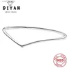 Kedja 925% Fit Original Sterling Silver Charm Open Armband Women's Party Evening Party Daily Luxury High-klass smycken AccessoriesL231115