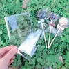 Gift Wrap 100Pcs Transparent Plastic Bags Candy Lollipop Cookie Packaging Clear Opp Cellophane Bag Christmas Wedding Birthday Party