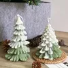 Świece świąteczne ozdoby silikonowe świeca pleśń DIY Tree rzemiosła Myliczne plasterki