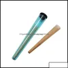 Imballaggio Bottiglie Ufficio Scuola Affari Industriale 110Mm Pre-Rotolo Imballaggio Plastica Conico Preroll Doob Tubo Giunto Titolare Smoking Co Dhmtu