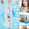 Parowa nano mgła sprayowa przedłużanie rzęs Cleaning Pores Water Spa nawilżający nawilżający sprayer twarzy USB