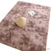 Tapete engrossado gradiente tie-dye pelúcia tapete sala de estar mesa de café almofada quarto cabeceira bay tapete do bebê rastejando