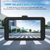 Auto DVR's 1080P Auto Dvr Dash Cam Dashcam Full HD Videorecorder Voertuigcamera 170 Groothoek G-sensor Nachtzicht met 32G TF-kaart Q231115