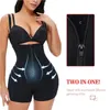 Dames Shapers Hip Lifting Device Hoge-compressie Verstelbaar Ademend afleverbaar gewichtsverlies Tools Multifunctioneel Elastisch Black Women Underwear