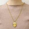 Kettingen Oufei roestvrijstalen sieraden voor vrouw Valentijnsdag Accessoires Boheemse lange ketting Groothandel veel bulk