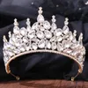 Luxury Big Forest Crystal Rhinestone Crown Wedding Tiara Bridal Hair Accessories 2023 Crown Party Wedding Headwear