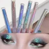 Ombretto Verde brillante Eyeliner Ombretto Impermeabile Diamante Blu Rosa Colore Glitter Paillettes Eyeliner Ombretto Trucco Cosmetici di bellezzaL231115