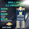 New 10x W5W T10 Led Bulbs Canbus 3030 3SMD 3D Car Interior Dome Reading License Plate Light Signal Lamp White Red Yellow Ice Blue