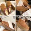 Designer Fluffy Snow Boots Mini Donna Inverno Australia Tasman Platform uggskid Boot Fur Slipper Ankle Wool Shoes Pelle di pecora Casual LB9953