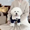 Abbigliamento per cani Fibbia in corno Cappotto per cani Pile invernale Abbigliamento per cani per cani di piccola taglia Giacche Costumi classici Yorkshire Terrier Abbraccio Ropa Perro 231114