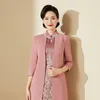 Casual Dresses Grandma Xi Wedding Dress Autumn Mom Young Banquet Meat Covering Female