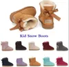 2024 UGGsity Nieuwe Laarzen Kinderen Australië Snowboot Designer Kinderschoenen Winter Klassieke Ultra Mini Botton Baby Jongens Meisjes Enkellaarsjes Kid Bont GH242