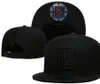 Los Angeles''Clippers''Ball Caps Casquette 2023-24 unissex moda algodão boné de beisebol snapback chapéu homens mulheres chapéu de sol bordado primavera verão boné atacado a0