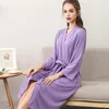 Dames slaapkleding dames pyjama's huiskleding lange mouw katoen pijama sexy nachthemd voor slapend douche robe vrouw pyjama