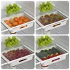 Storage Bottles Hanging Kitchen Organizer Refrigerator Egg Fruit Box Drawer Type Food Crisper Fridge Shelf Supplies