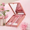 Outils de maquillage 5 pièces brosse cosmétique Portable voyage avec miroir coffret lâche Blush fard à paupières 231115