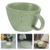Conjuntos de louça xícara de café presente escritório caneca de água cerâmica casa bebida cerâmica leite decorações de banheiro