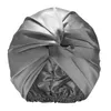 Salon Kadın Uyku Duş Kapağı Saten Saten Çapraz Bonnet Havlusu Kılavan Kuru Hızlı Elastik Saç Bakım Bonnet Kafa Şapkası