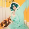 Nappe Anime Cartoon Flanelle Hiver Chemise De Nuit Maison Porter Des Vêtements Neutre Genshin Impact Klee Ganyu Tartaglia Cosplay Costume Mignon Pyjama