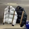 Designers jaqueta parka para baixo homens mulheres clássico casual casacos ao ar livre pena inverno homme unisex casaco outerwear chapéu destacável à prova de vento e quente