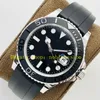 Mens 42mm 904L Steel Watches Men Sapphire Crystal Black Dial 226659 Gummi Armband Sport VSF Cal.3235 Automatisk rörelse 28800 VPH/Hz Mekanisk klocka