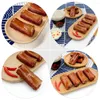 Party Decoration 4 Pcs Developmental Toys Lifelike Food Educational Kids Simulated Model Sample Display Prop Desktop Braised Pork Ribs