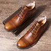 Dress Shoes Brand Italian Mens Formal Genuine Leather Comfortable High Quality Wedding 6 Style