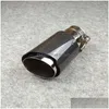 Exhaust Pipe Wholesale Car Styling Escape Akrapovic Muffler Glossy Carbon Tips Exhausts End Pipes Drop Delivery Mobiles Motorcycles Dhr4P