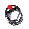 Adult Toys Bdsm Bondage Flirt Toys of Sex Slave Spong Leather Adjustable Collar with Silicone Open Mouth Ball Gag for Men Women Couples Men 231115