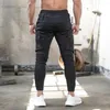 Pantalones para hombres Hombres Deportes Cordón Masculino Ropa deportiva Cordones Mid Cintura Cargo para entrenamiento