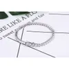 925 Silver Jewellery Bracelet ZC Stone Silver Plated Tennis Chain Wholesale Trending Tennis Bracelet