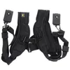 Andra kameraprodukter Black Double Dual Camera Shoulder Strap Snabb Snabb Sling Camera Belt Justering för Canon för 2 kameror Digital DSLR -rem 231114