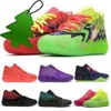 Basketball Shoes MB.01 Melo Ball Mens Basketball Shoes MB1 Buzz City Rick Galaxy Purple Red 2022 Athletic Man