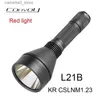 Camping Lantern Convoy L21B KR CSLNM1.23 LED Red Light 12 Grupper High Powerful 21700 Flash Torch Light Long Range Lantern Camping Lamp Hunting Q231116