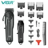 Hair Trimmer VGR Clipper Cutting Machine Electric Professional for Men Digital Display V282 231115