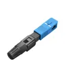 Freeshipping 200sts SC UPC Single Mode Fiber Optic Fast Connector APC FTTH SC Quick Connector SC Adapter Field AfBDH