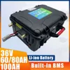 36V 60AH 80AH 100AH LI-ION 3600W ABSリチウムポリマー電子ウォーカー用ホームソーラートローリングモーターフィッシングボート