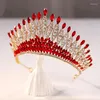 Hair Clips Bride Luxury Crown Artificial Crystal Romantic Party Birthday