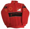 F1 Racing Workwear Masculino e Feminino Roupas de Algodão Bordadas de Inverno com LOGOTIPO