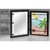 Paintings Children Art Frames Magnetic Front Open Changeable Kids Frametory for Poster P o Drawing Pictures Display Home Decor 231115