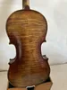 Master 4/4 Violin Solid Famed Maple Back Spruce Top Hand Carved K3076